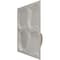 Ekena Millwork 19 5/8in. W x 19 5/8in. H Clover EnduraWall Decorative 3D Wall Panel Covers 2.67 Sq. Ft. WP20X20CVGBW - alternate 6